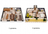4-комнатная планировка квартиры в доме по адресу Днепровская набережная 18а