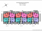 Поэтажная планировка квартир в доме по адресу Молодежная улица 5