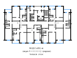 Поверхове планування квартир в будинку по проєкту АППС-М