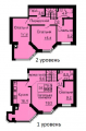 5-комнатная планировка квартиры в доме по адресу Мартынова проспект 18