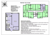 1-комнатная планировка квартиры в доме по адресу Ватутина улица 110 (с1)