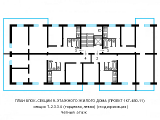 Поэтажная планировка квартир в доме по проекту 1-КГ-480-11