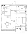 1-комнатная планировка квартиры в доме по адресу Бориспольское шоссе дом 2