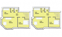 4-комнатная планировка квартиры в доме по адресу Ватутина улица 111