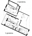 3-комнатная планировка квартиры в доме по адресу Набережно-Рыбальская улица 9