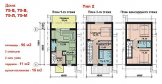 Поэтажная планировка квартир в доме по адресу Скифская улица 79г-п