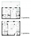 3-комнатная планировка квартиры в доме по адресу Ступки Богдана переулок 3