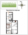 1-комнатная планировка квартиры в доме по адресу Клавдиевская улица 40ж