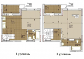 2-комнатная планировка квартиры в доме по адресу Сосюры Владимира улица 6
