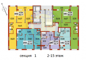 Поверхове планування квартир в будинку за адресою Відрадний проспект 93/2