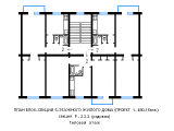 Поверхове планування квартир в будинку по проєкту 1-480-15вкб