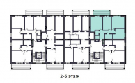 Поэтажная планировка квартир в доме по адресу Замковецкая улица 5-2