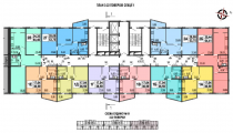 Поэтажная планировка квартир в доме по адресу Глушкова академика проспект 6 (19)