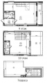 1-комнатная планировка квартиры в доме по адресу Шмидта Отто улица 9-11