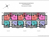 Поэтажная планировка квартир в доме по адресу Молодежная улица 5