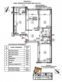3-кімнатне планування квартири в будинку за адресою Глушкова академіка проспект 6 (2)