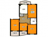 4-комнатная планировка квартиры в доме по адресу Борщаговская улица 28а