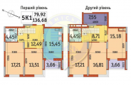 5-комнатная планировка квартиры в доме по адресу Отрадный проспект 93/2 (3)