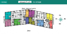 Поверхове планування квартир в будинку за адресою Богданівська вулиця 7г