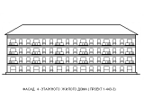 Поэтажная планировка квартир в доме по проекту 1-443-3