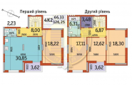 4-комнатная планировка квартиры в доме по адресу Отрадный проспект 93/2 (3)