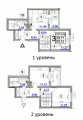 3-кімнатне планування квартири в будинку за адресою Закревського Миколи вулиця 101б
