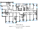 Поверхове планування квартир в будинку по проєкту АППС-М