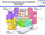 Поверхове планування квартир в будинку за адресою Данченка Сергія вулиця 34а