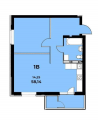 2-комнатная планировка квартиры в доме по адресу Набережная улица 6г (2)