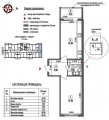 1-комнатная планировка квартиры в доме по адресу Берковецкая улица 6 (2)