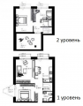 4-комнатная планировка квартиры в доме по адресу Юбилейный переулок 5