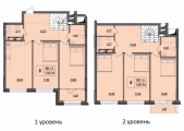 5-кімнатне планування квартири в будинку за адресою Харківське шосе №210