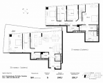 5-комнатная планировка квартиры в доме по адресу Коновальца Евгения улица (Щорса улица) 19 с1