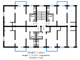 Поверхове планування квартир в будинку по проєкту 1-438-5