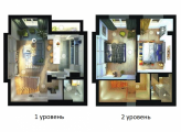 3-комнатная планировка квартиры в доме по адресу Голосеевский проспект №74