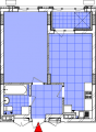1-кімнатне планування квартири в будинку за адресою Богданівська вулиця 7г