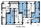 Поэтажная планировка квартир в доме по адресу Новооскольская улица 59а