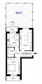 2-комнатная планировка квартиры в доме по адресу Гетьманская улица 38