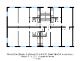 Поэтажная планировка квартир в доме по проекту 1-480-15кп