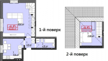 2-комнатная планировка квартиры в доме по адресу Звездная улица 14