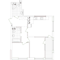 2-комнатная планировка квартиры в доме по адресу Правды проспект 13.6