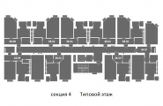 Поэтажная планировка квартир в доме по адресу Охотничья улица 24-32