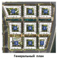Поэтажная планировка квартир в доме по адресу Набережно-Рыбальская улица 3