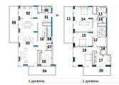 6-комнатная планировка квартиры в доме по адресу Украинки Леси бульвар 7в