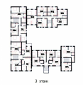 Поэтажная планировка квартир в доме по адресу Билыка Ивана улица (Яблоневая улица) 20 (2оч)