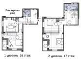 3-комнатная планировка квартиры в доме по адресу Чубинского Павла улица №4 Зебра 2