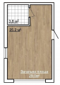 1-комнатная планировка квартиры в доме по адресу Леменевская улица 3