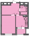 1-кімнатне планування квартири в будинку за адресою Калнишевського Петра вулиця (Майорова Михайла вулиця) 6
