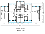 Поэтажная планировка квартир в доме по проекту 85-017
