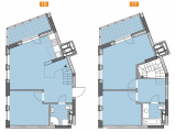 3-комнатная планировка квартиры в доме по адресу Победы проспект 67 (5)